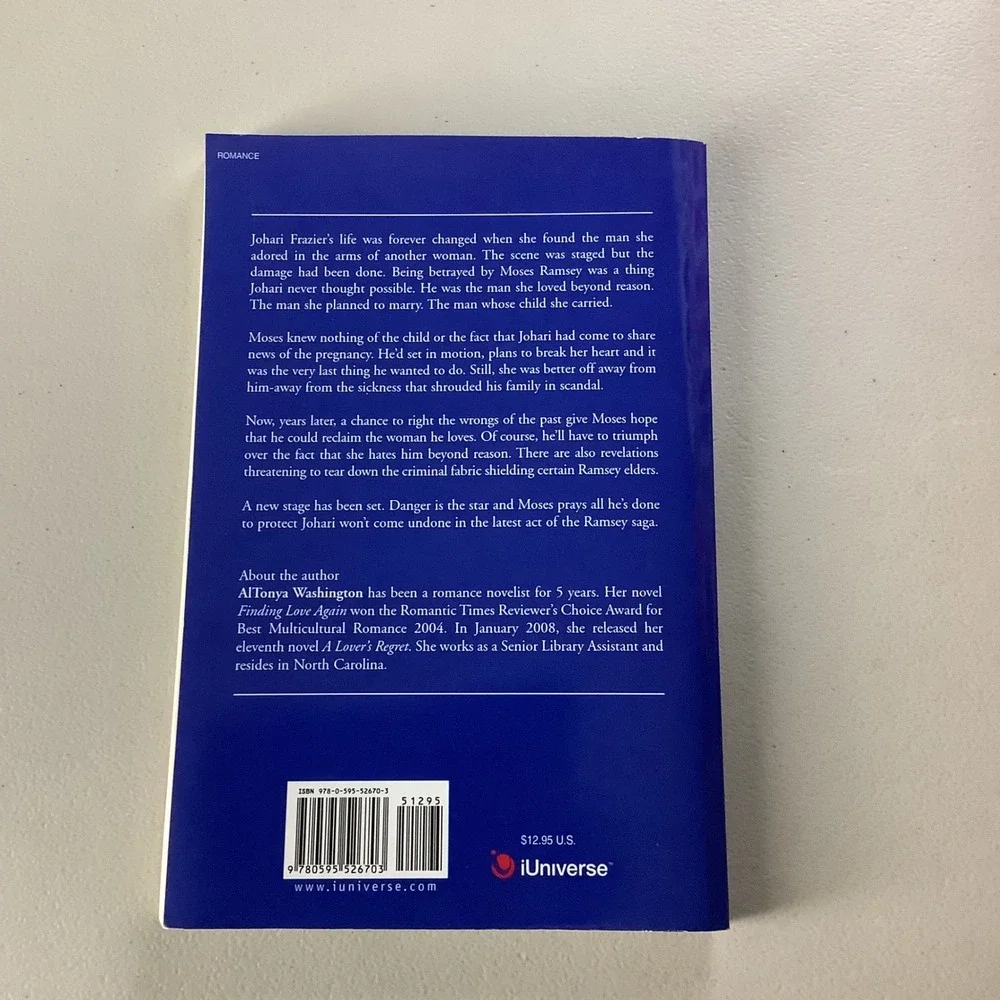 A Lover's Worth The Ramseys AlTonya Washington 2008‎ Paperback Romance Fiction